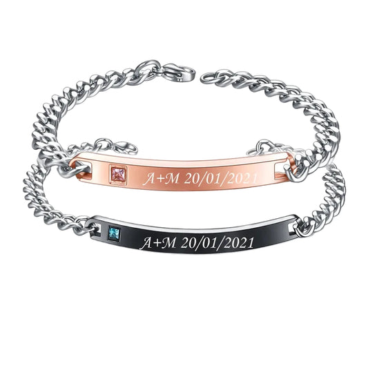 Personalisierte Armbänder Paare