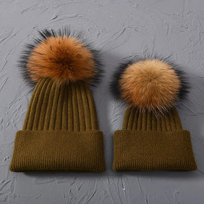 Partnerlook Mutter Tochter Mütze