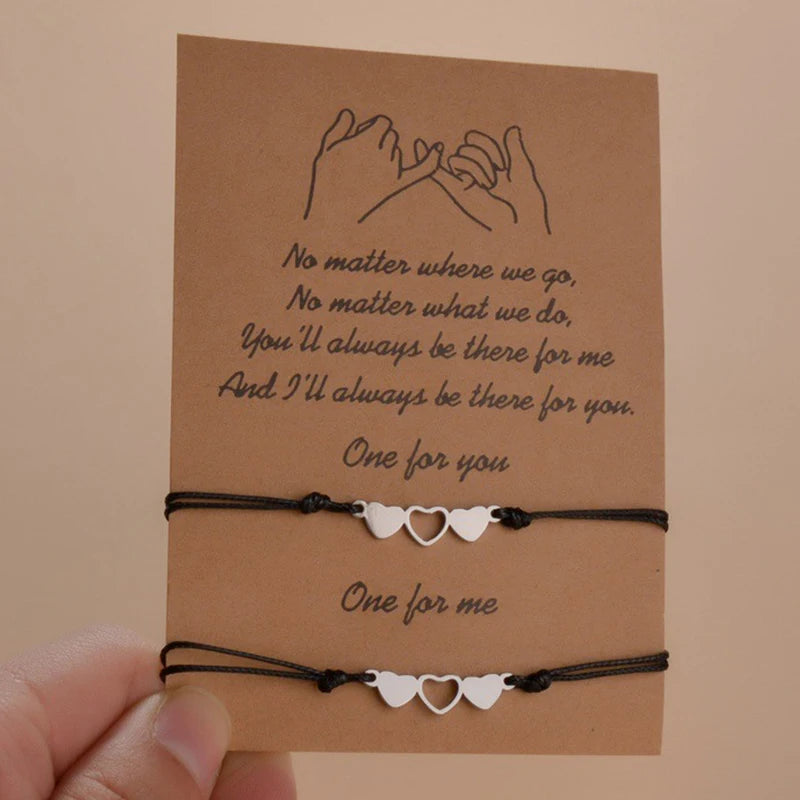 Heart Matching Bracelets