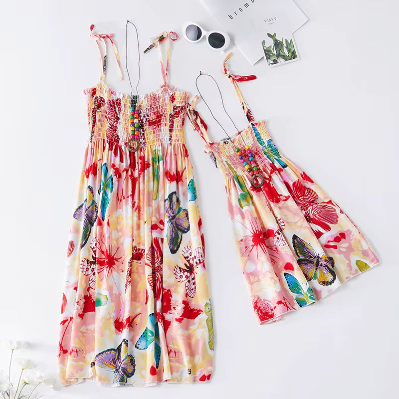 Partnerlook Mutter Tochter Baby Kleider