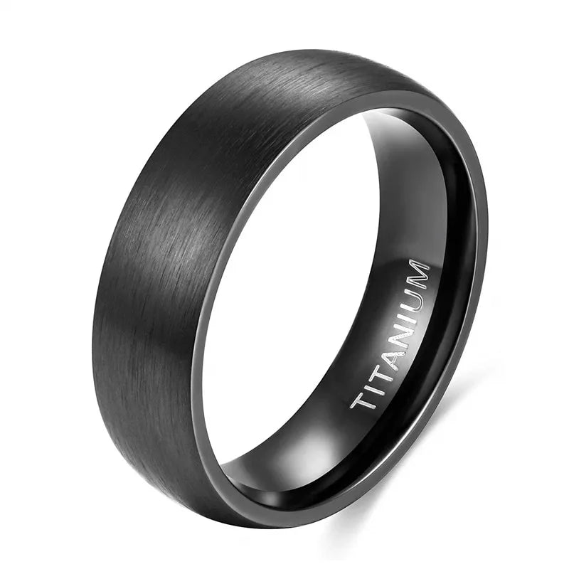 Couple Rings Black Titanium