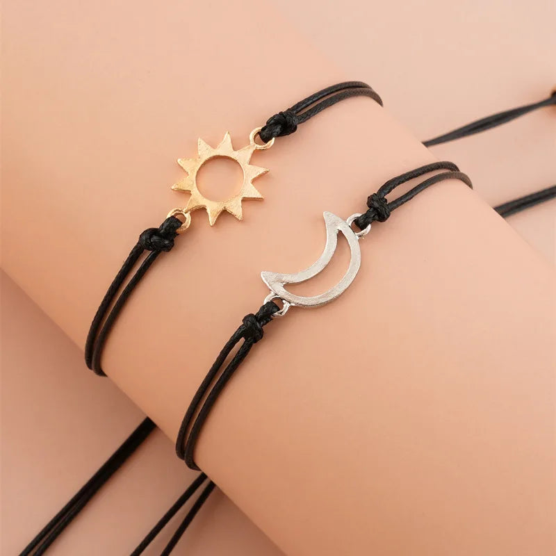 Sun And Moon Matching Bracelet