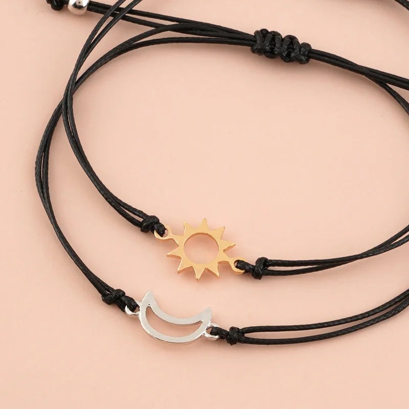 Sun And Moon Matching Bracelet