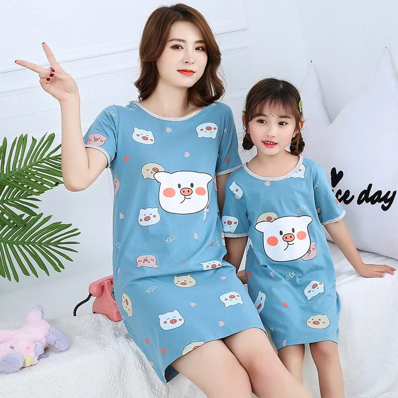 mutter-tochter-kleid-blau-1