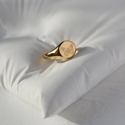 Pärchen Ring Schmetterling