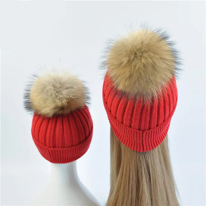 Partnerlook Mutter Tochter Mütze