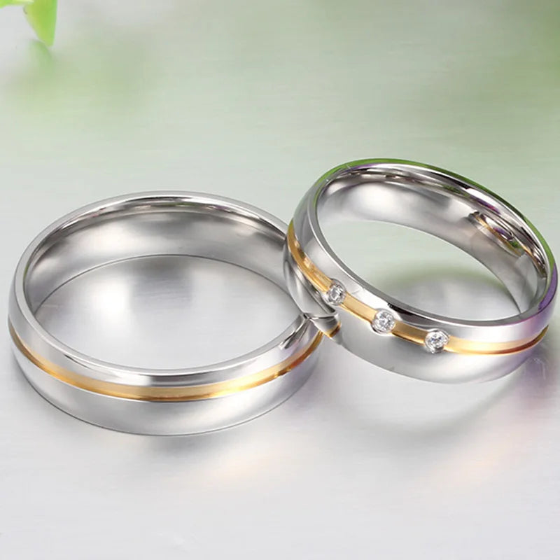Freundschaftsringe Gold Silber - Ansicht 3