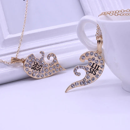 Schwestern Kette Herz