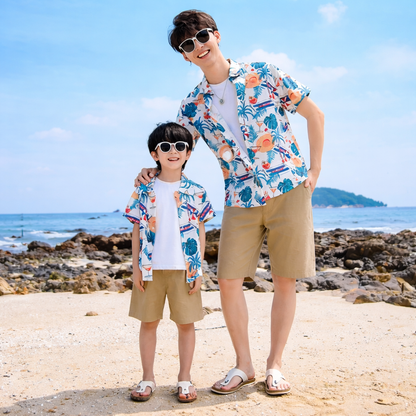Hawaii Hemd Vater Sohn