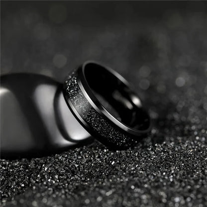 Freundschaftsringe Titan Schwarz - Ansicht 2