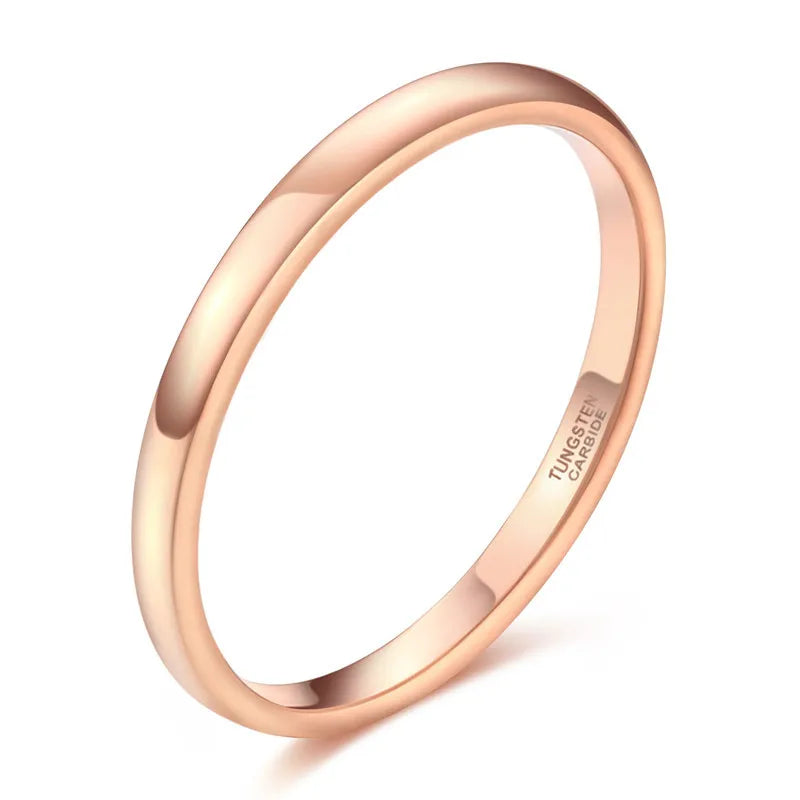 Couple Wedding Rings Rose Gold