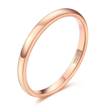 Couple Wedding Rings Rose Gold