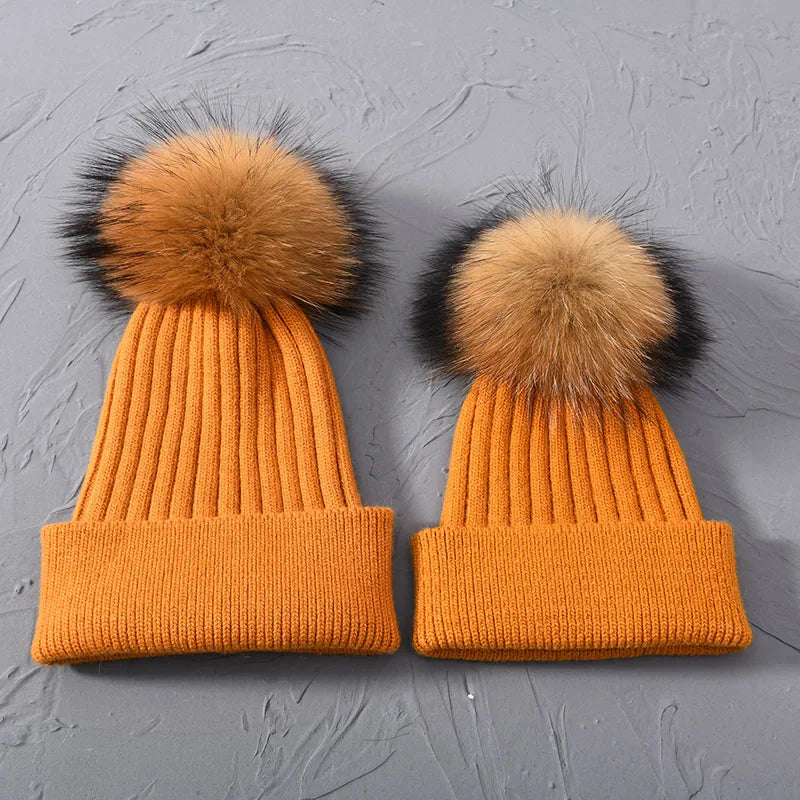 Partnerlook Mutter Tochter Mütze