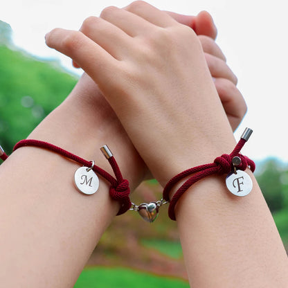 Pärchen Armband Magnet Gravur