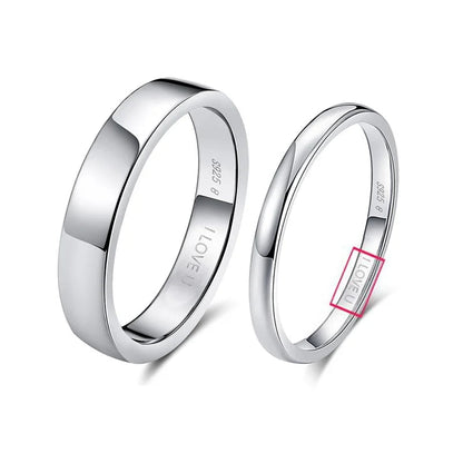 Pärchen Ringe Mit Gravur