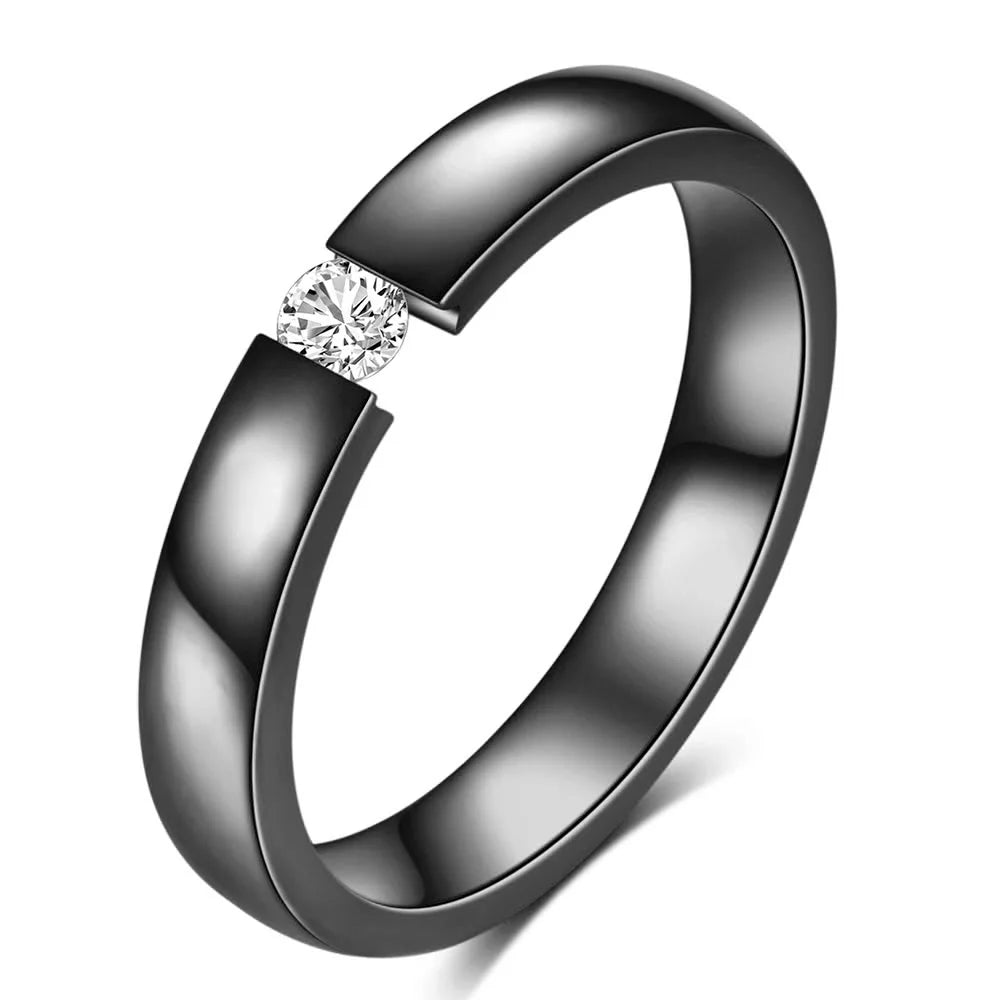 Black Couple Wedding Rings