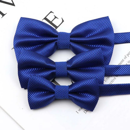 Fliege Vater Sohn Blau