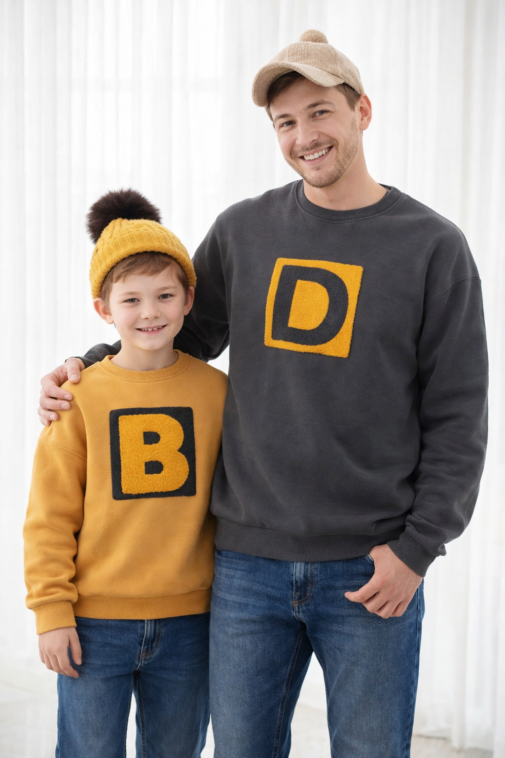 Hoodie Partnerlook Vater Sohn