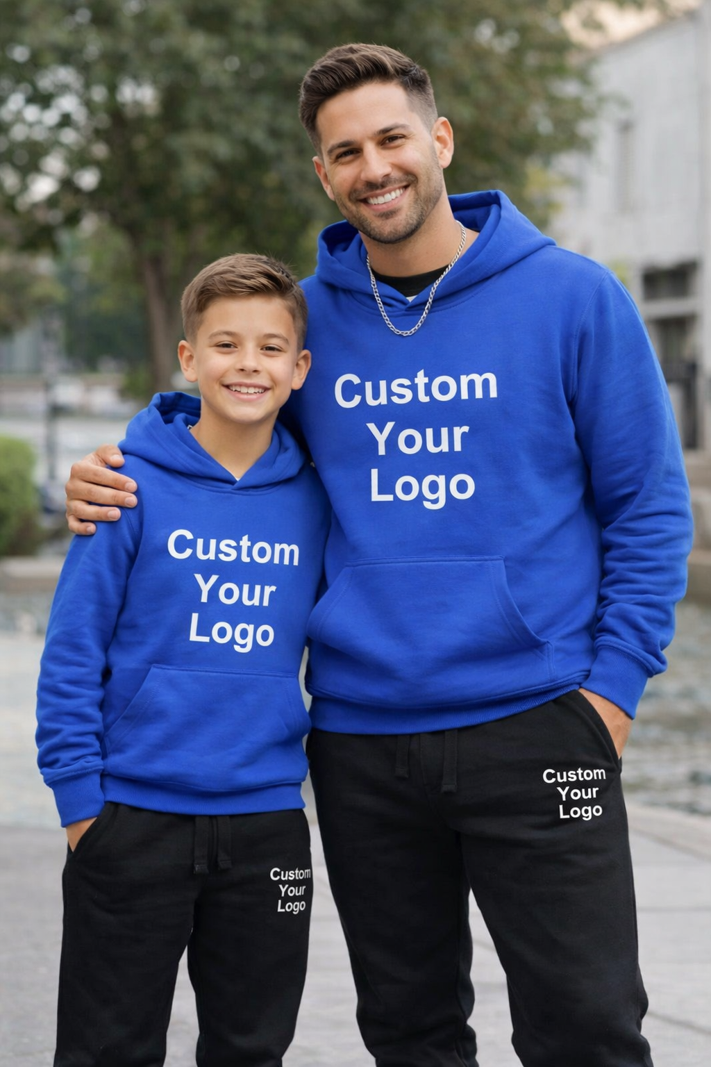 Jogginganzug Papa Sohn