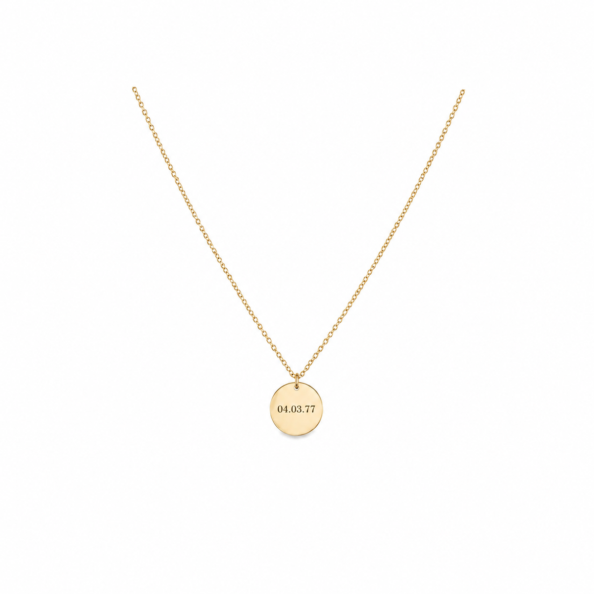 Kette Gold Gravur Schwester