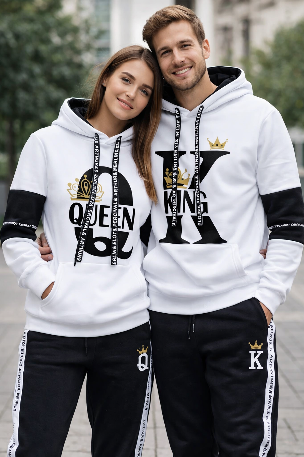 king-queen-hoodie-von-vorne