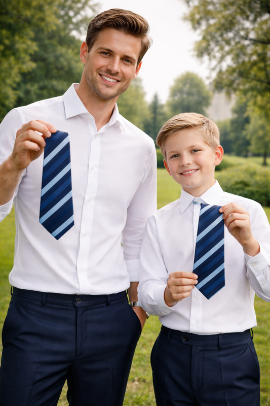 Krawatten Set Vater Sohn