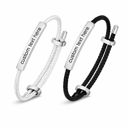 Liebes Armband Für Paare Leder