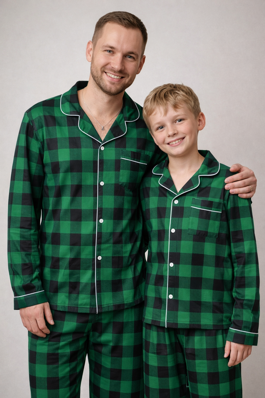 Mama Papa Sohn Partnerlook Pyjama