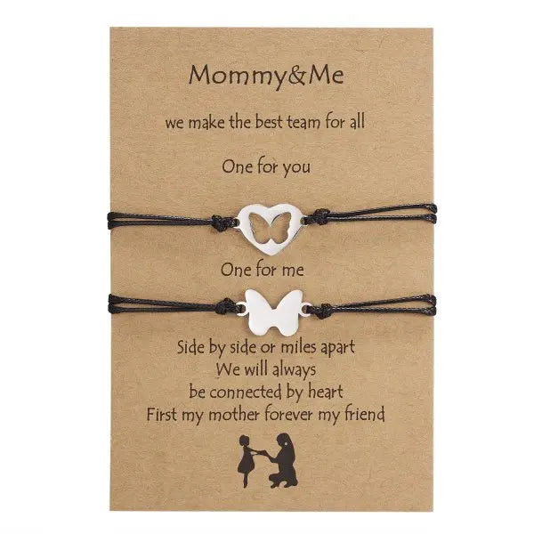 Matching Butterfly Bracelets