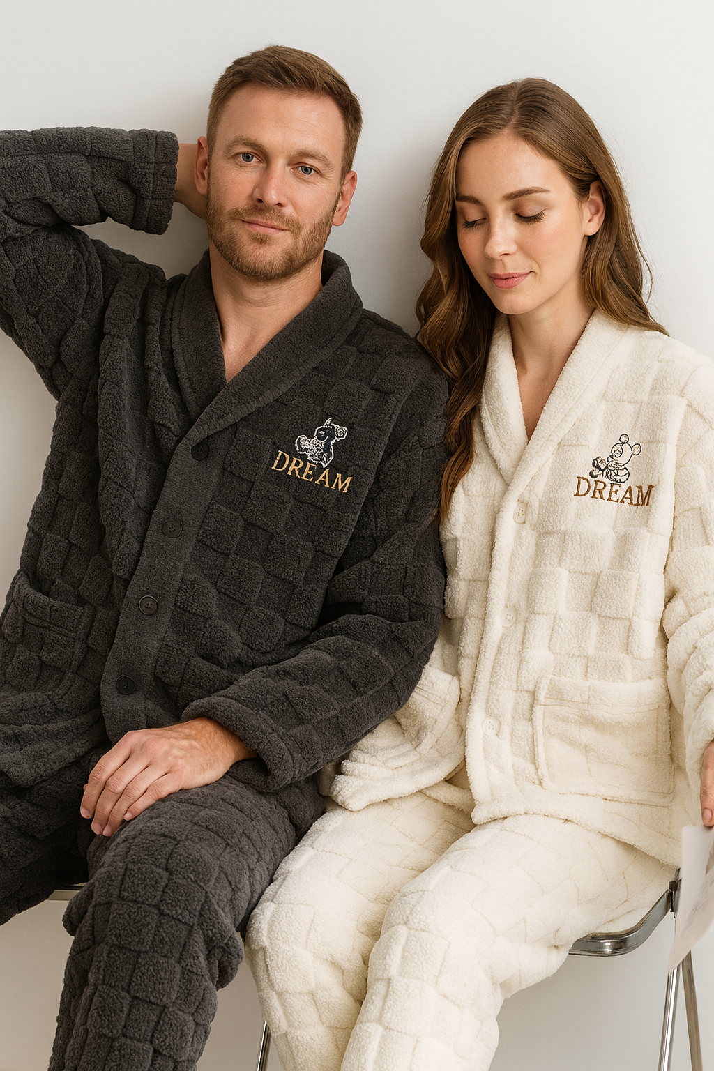Matching Christmas Pajamas For Couples Plus Size