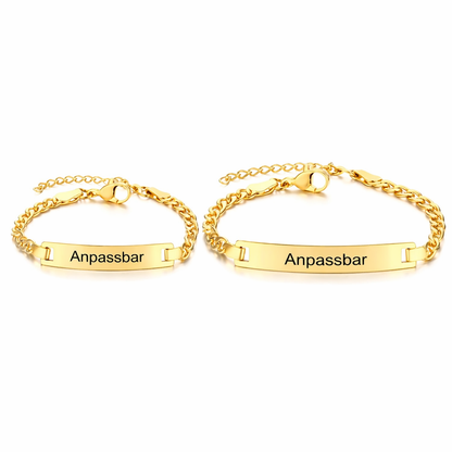 Matching Couple Bracelets Gold