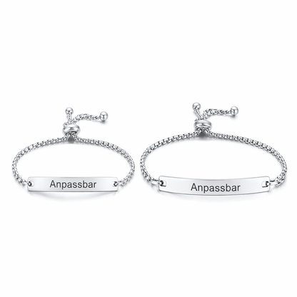 Matching Couple Bracelets Silver