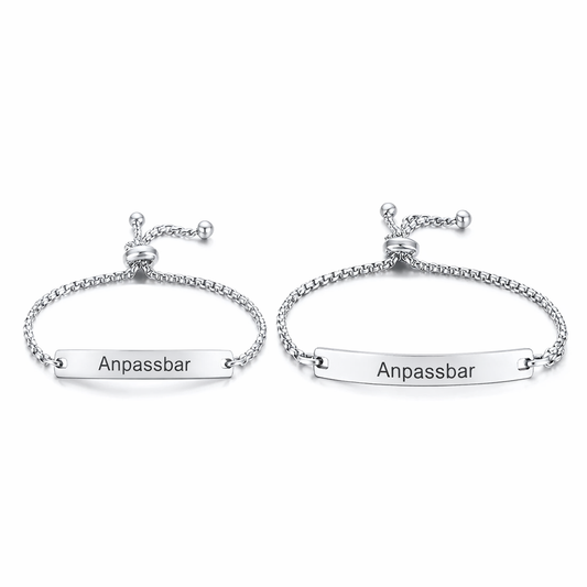 Matching Couple Bracelets Silver