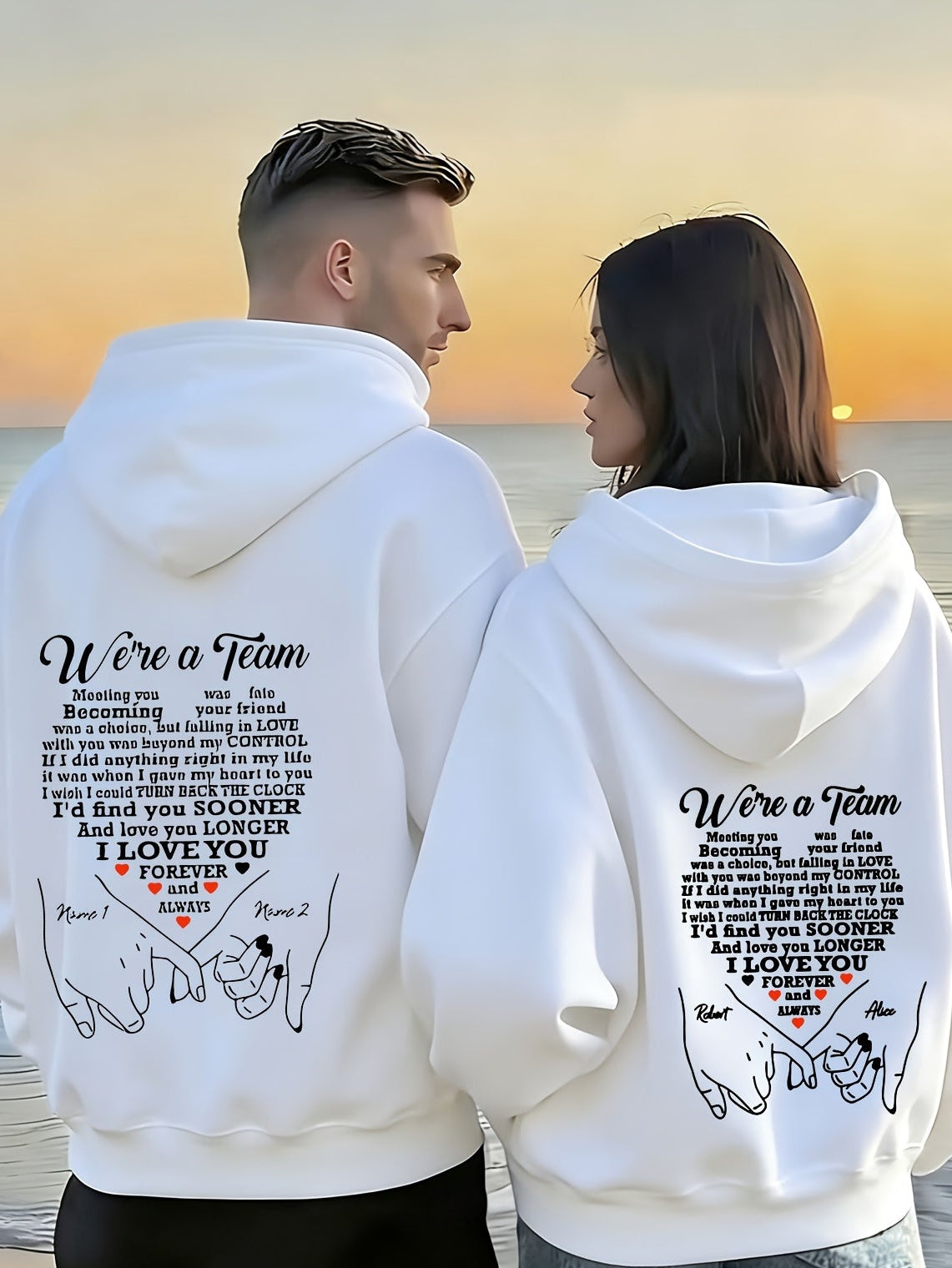 Matching Friendship Hoodies