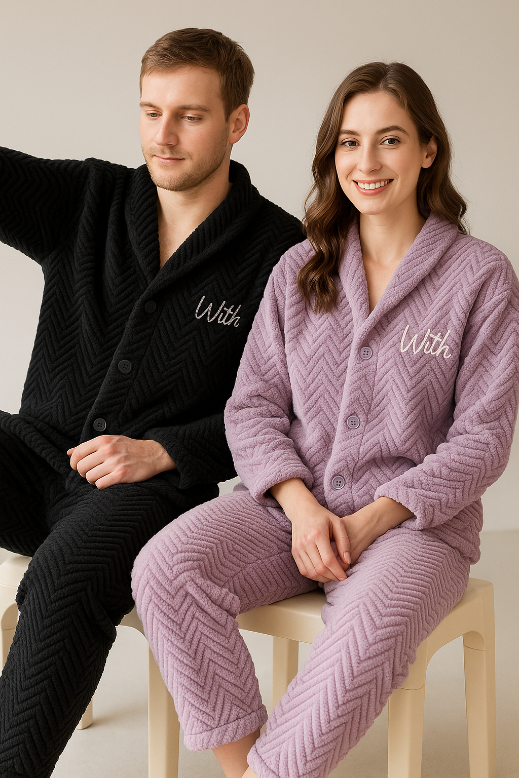 Matching Winter Pajamas For Couples