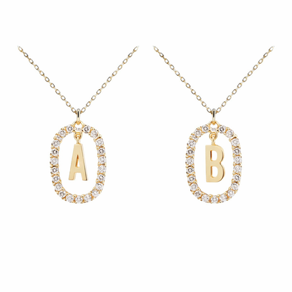 Mom And Daughter Gold Necklace