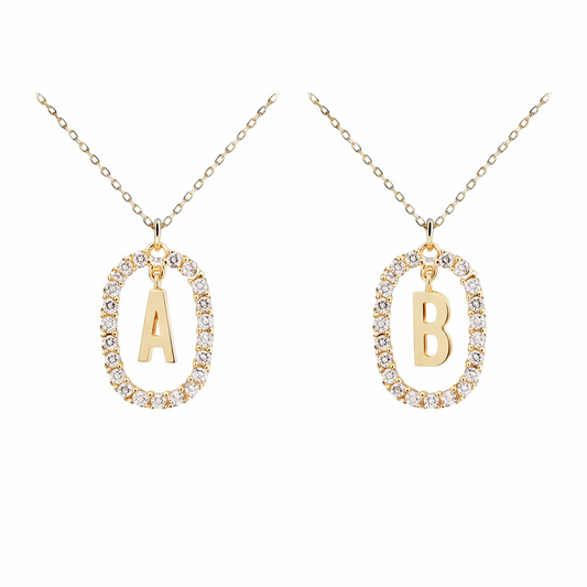 Mom And Daughter Gold Necklace