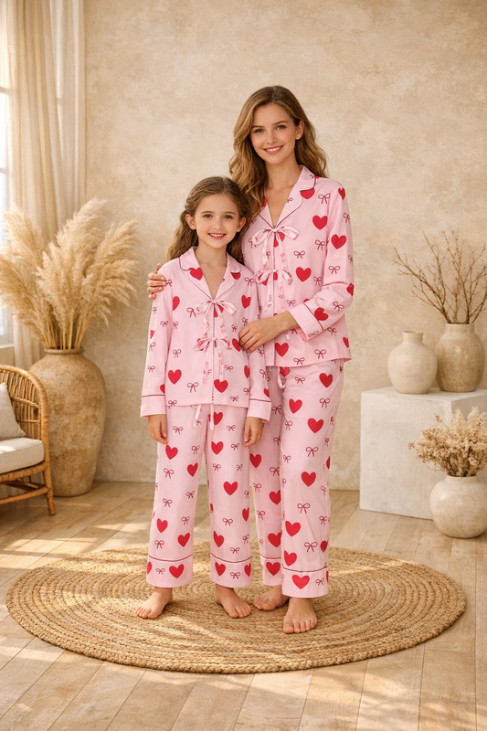 mom-and-daughter-matching-pajamas