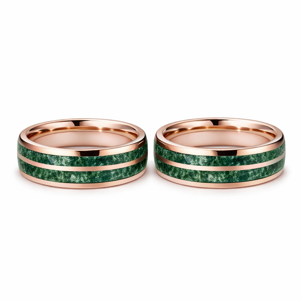 moss-agate-couple-rings