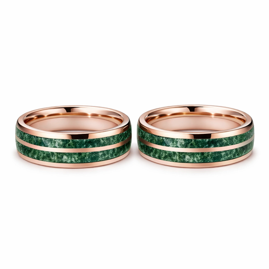 moss-agate-couple-rings