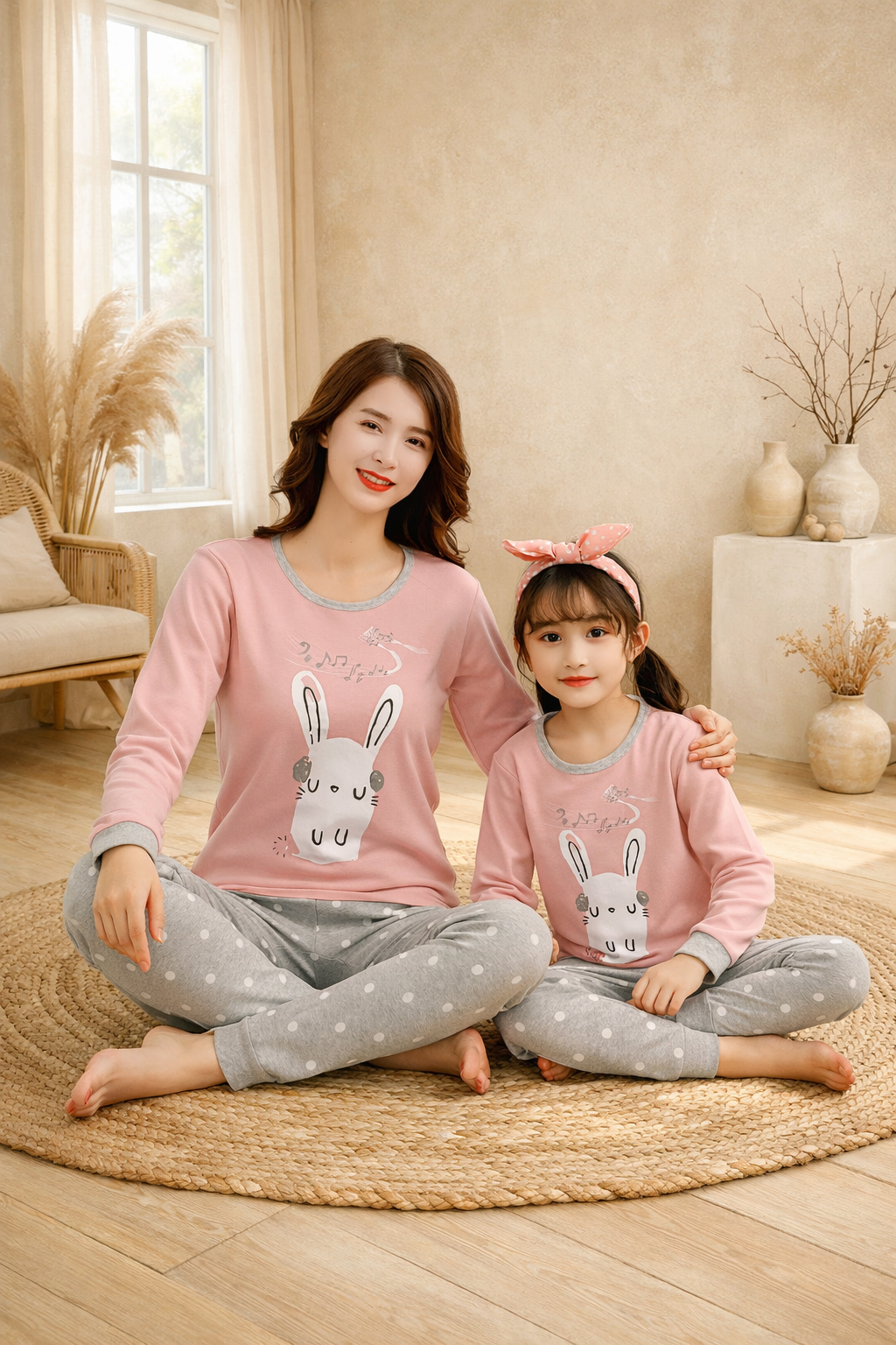 mother-and-daughter-matching-pajamas