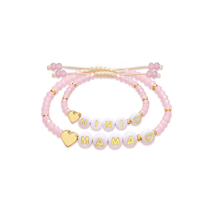 Mutter Tochter Armband Rosegold