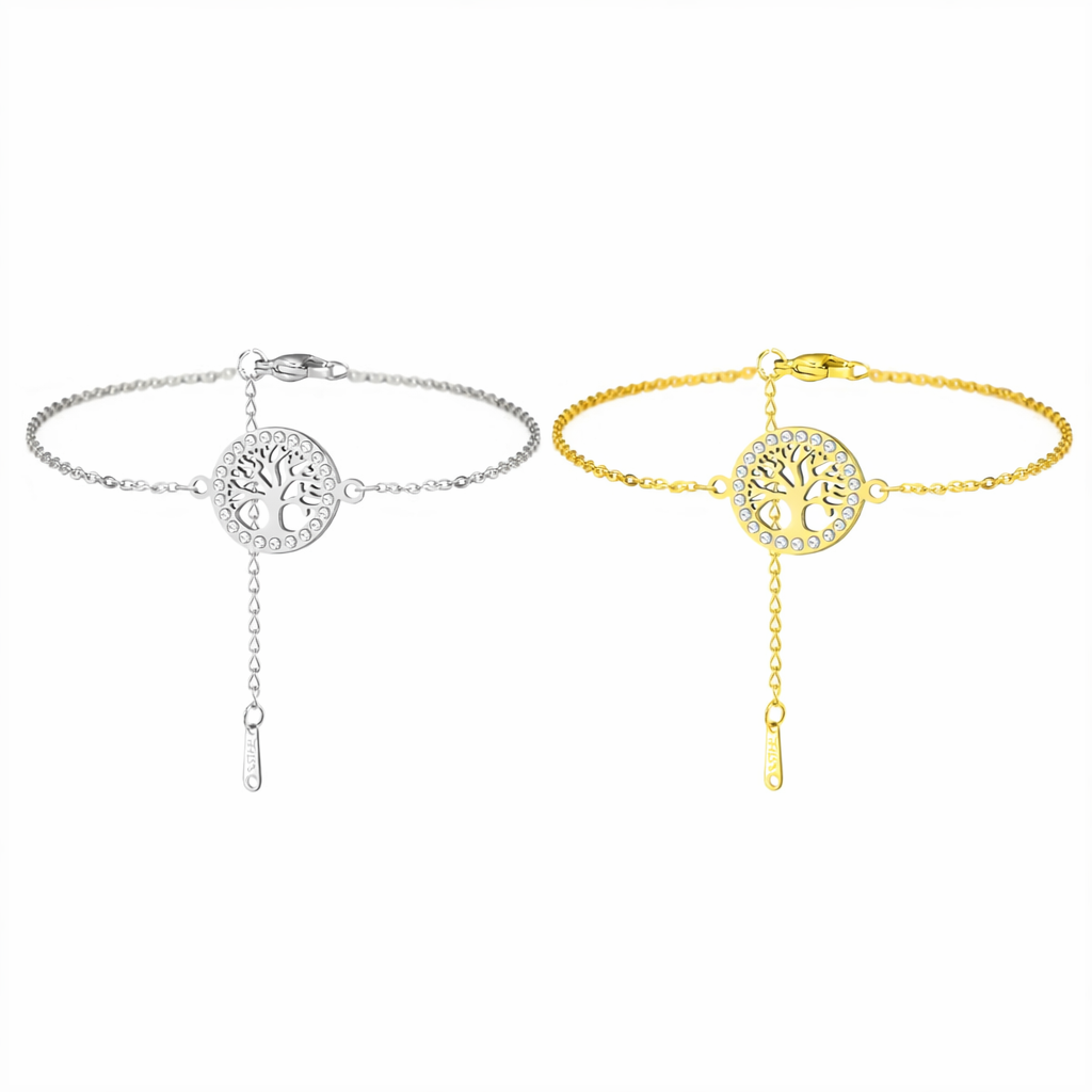 Mutter Tochter Armband Lebensblume