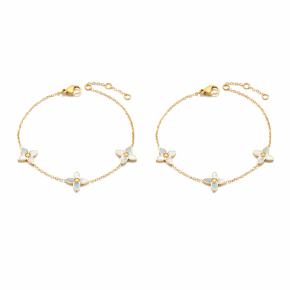 Mutter Tochter Armband Pusteblume