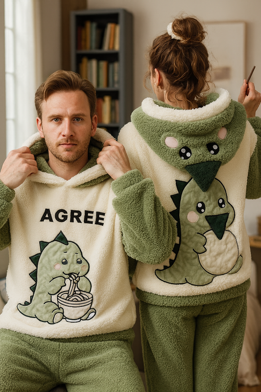 Pärchen Onesie Zwei Personen