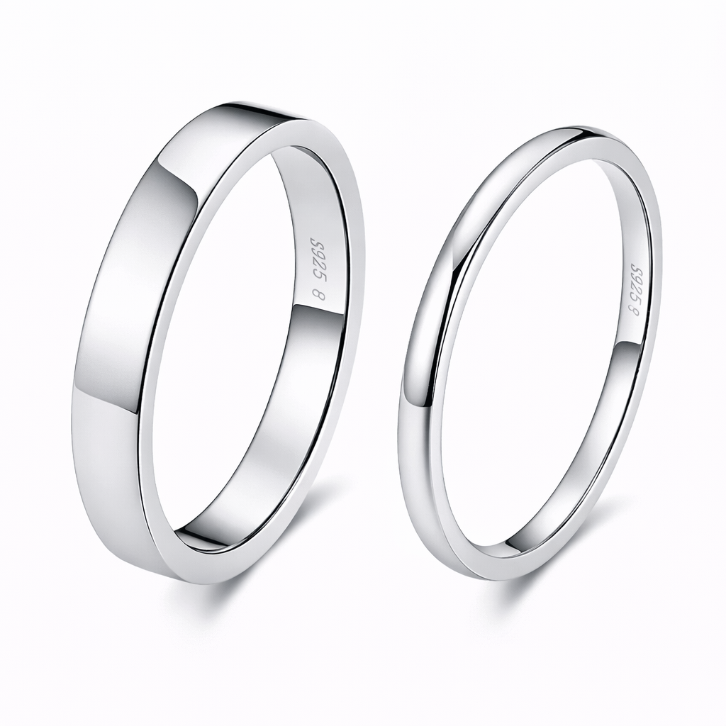 Pärchen Ringe Mit Gravur