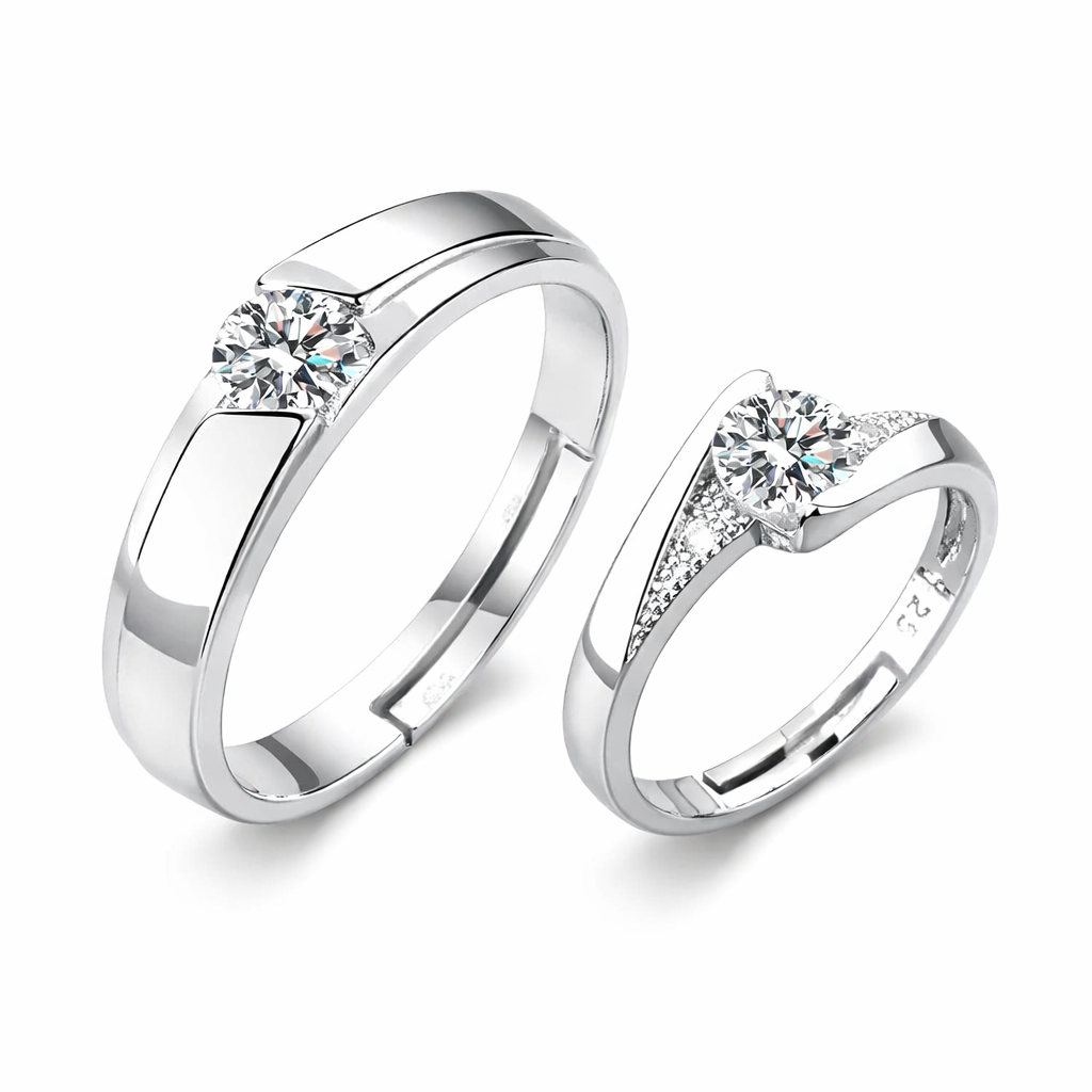 Pärchen Ringe Silber