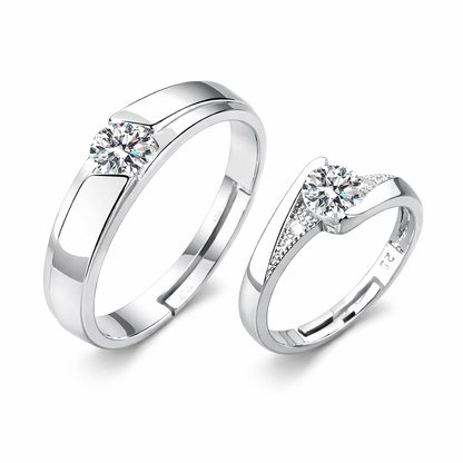 Pärchen Ringe Silber