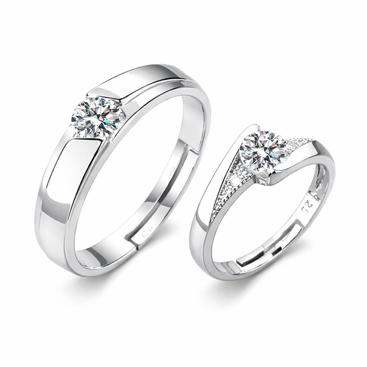 Pärchen Ringe Silber