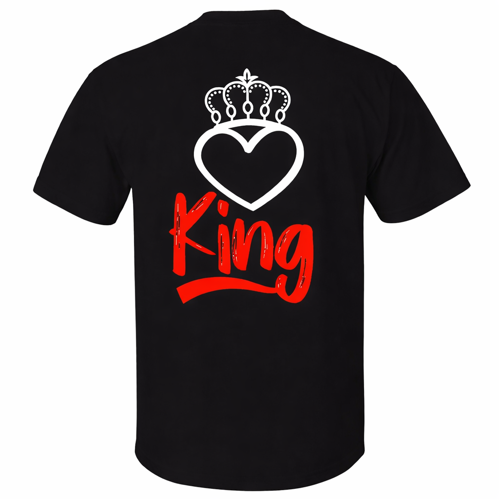 Pärchen T Shirt King Queen - Ansicht 3